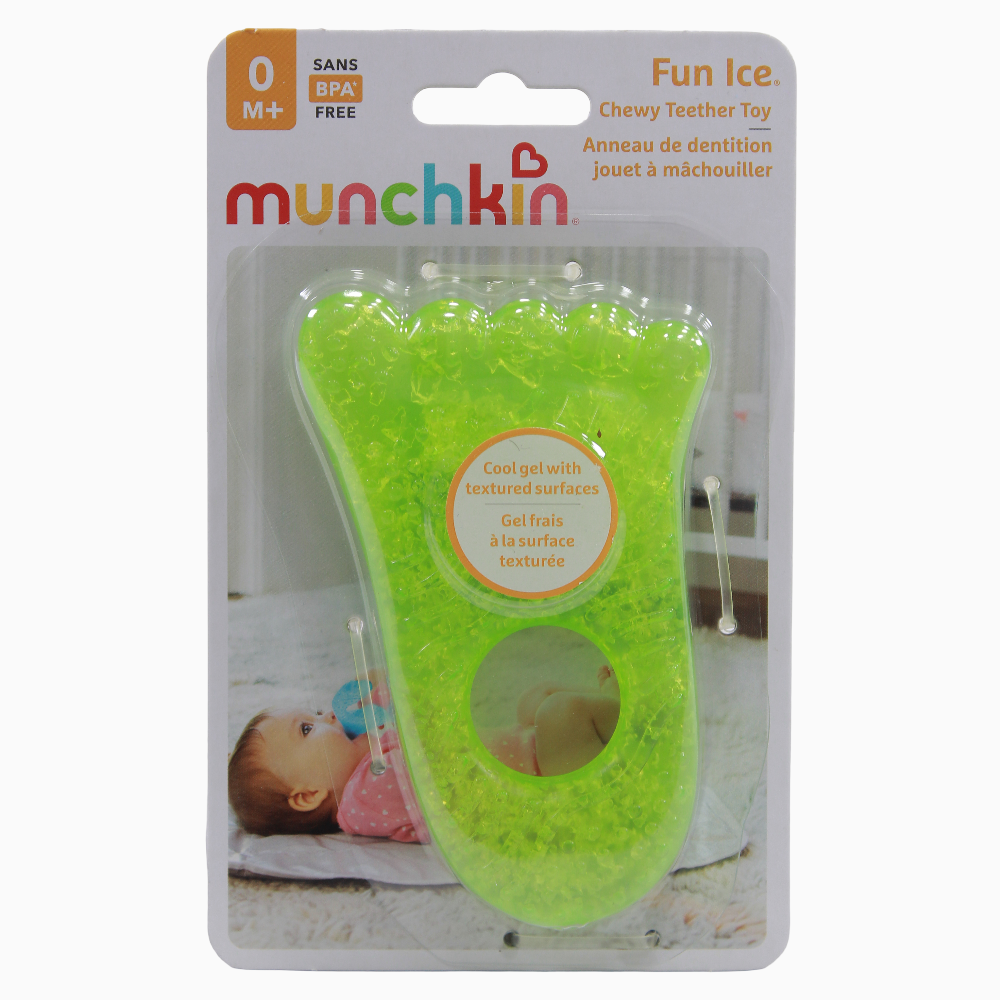 Munchkin Fun Ice® Foot Chewy Teether – Green