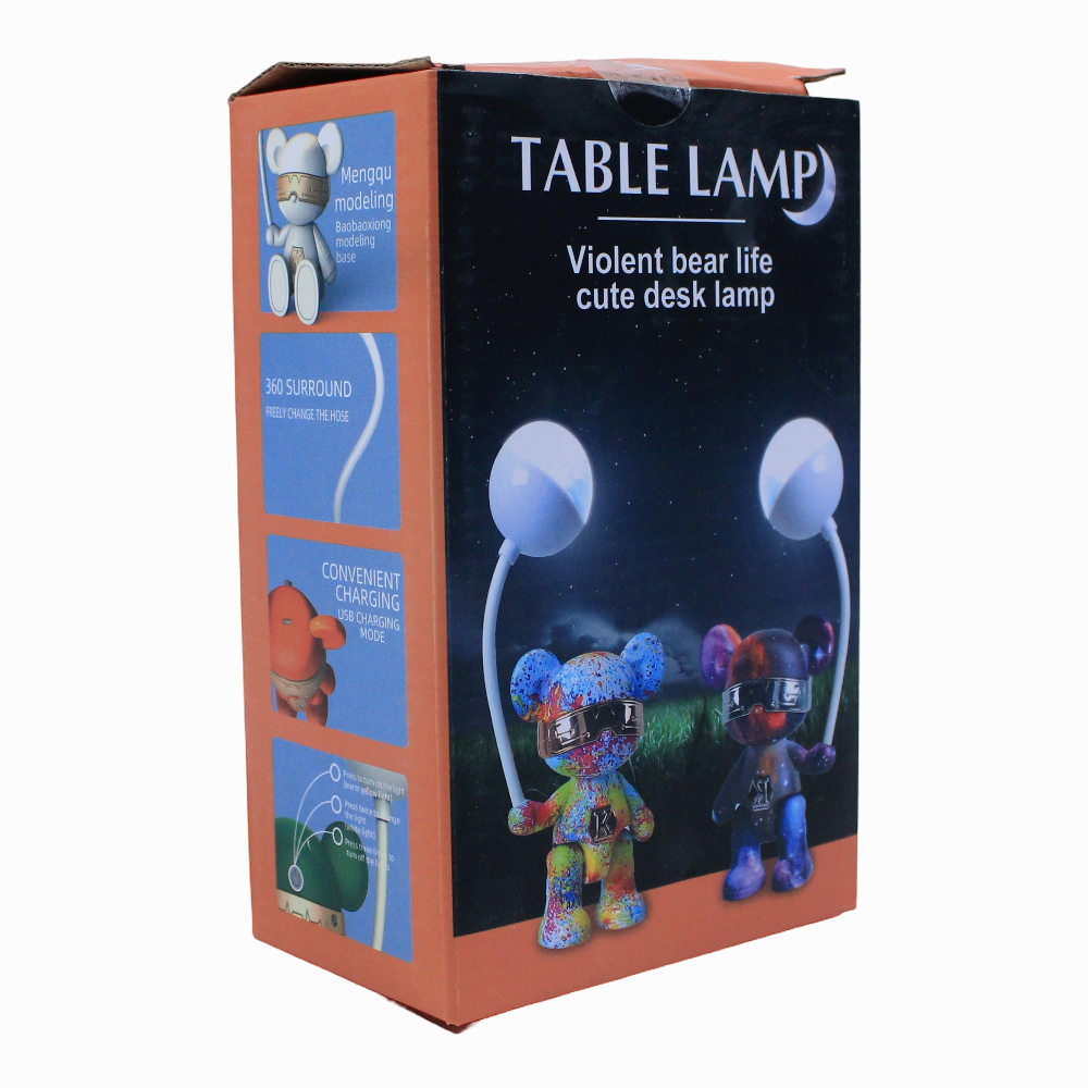 Violent Bear Life Cute Desk Lamp – Multicolor