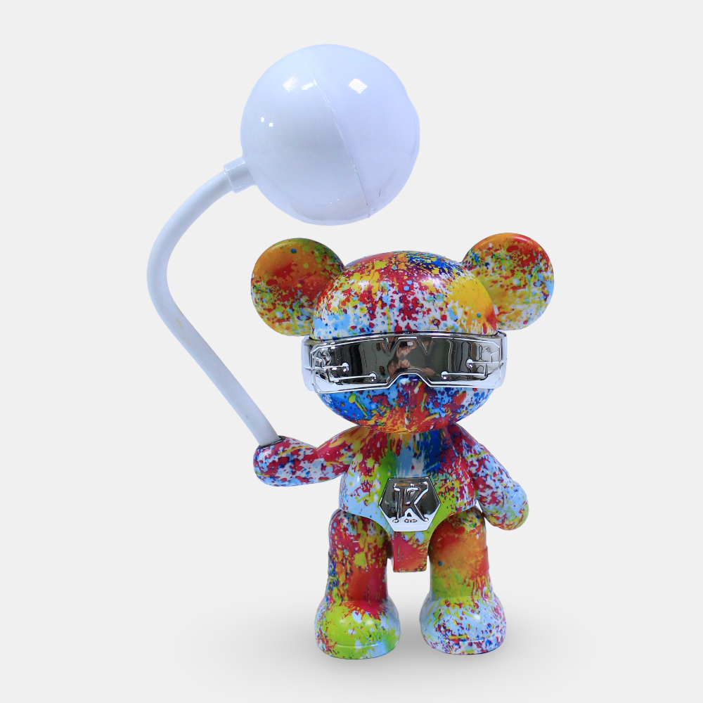 Violent Bear Life Cute Desk Lamp – Multicolor