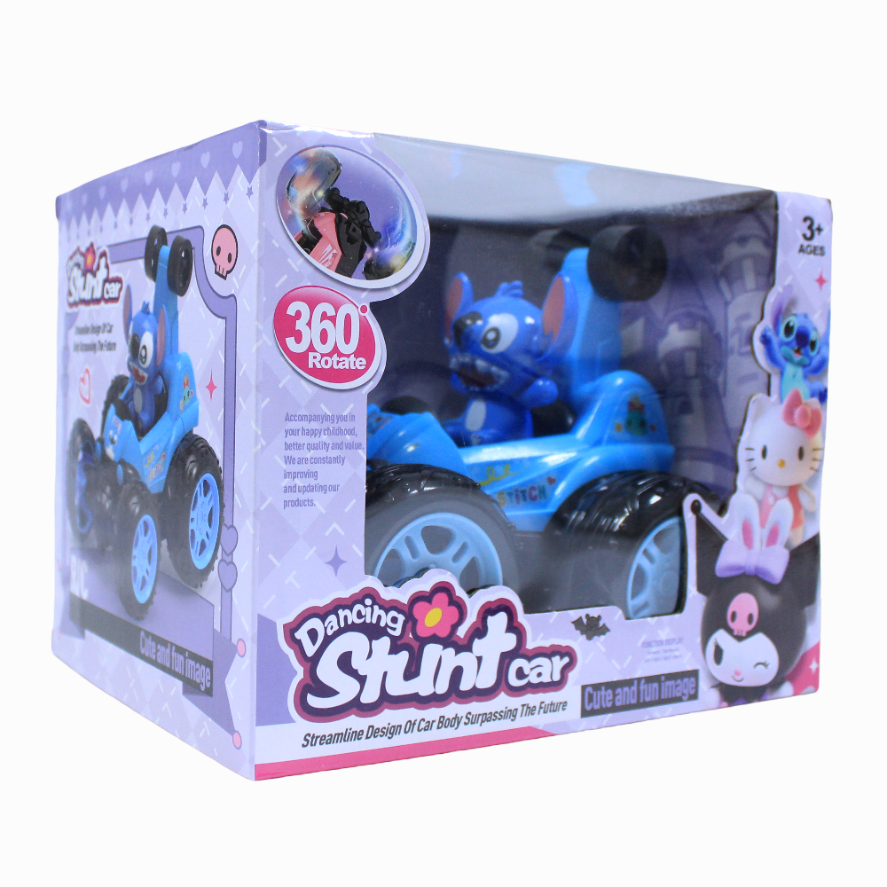 R/C Stitch Dancing Stunt Car – Blue