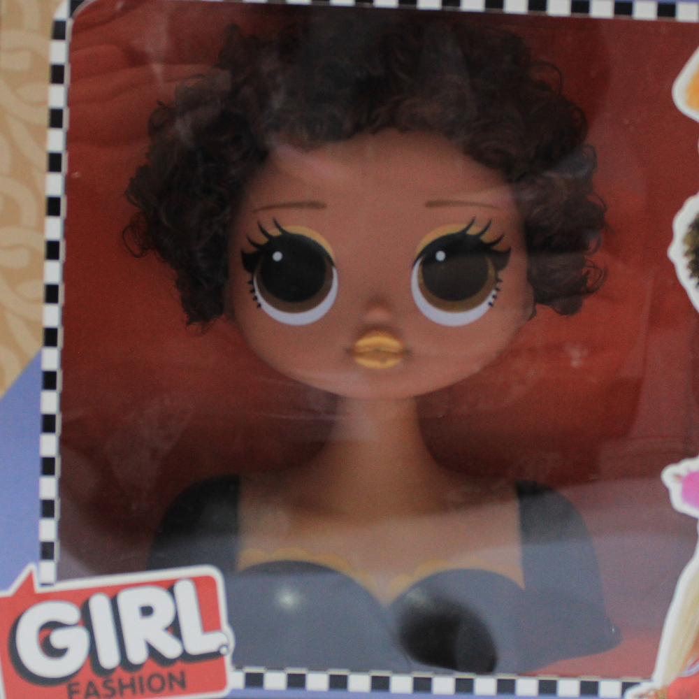 LOL Surprise Doll Head – Black Hair