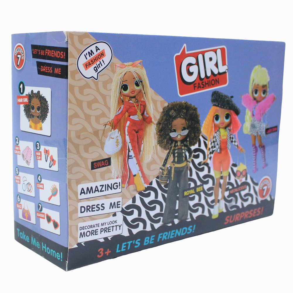 LOL Surprise Doll Head – Pink Hear