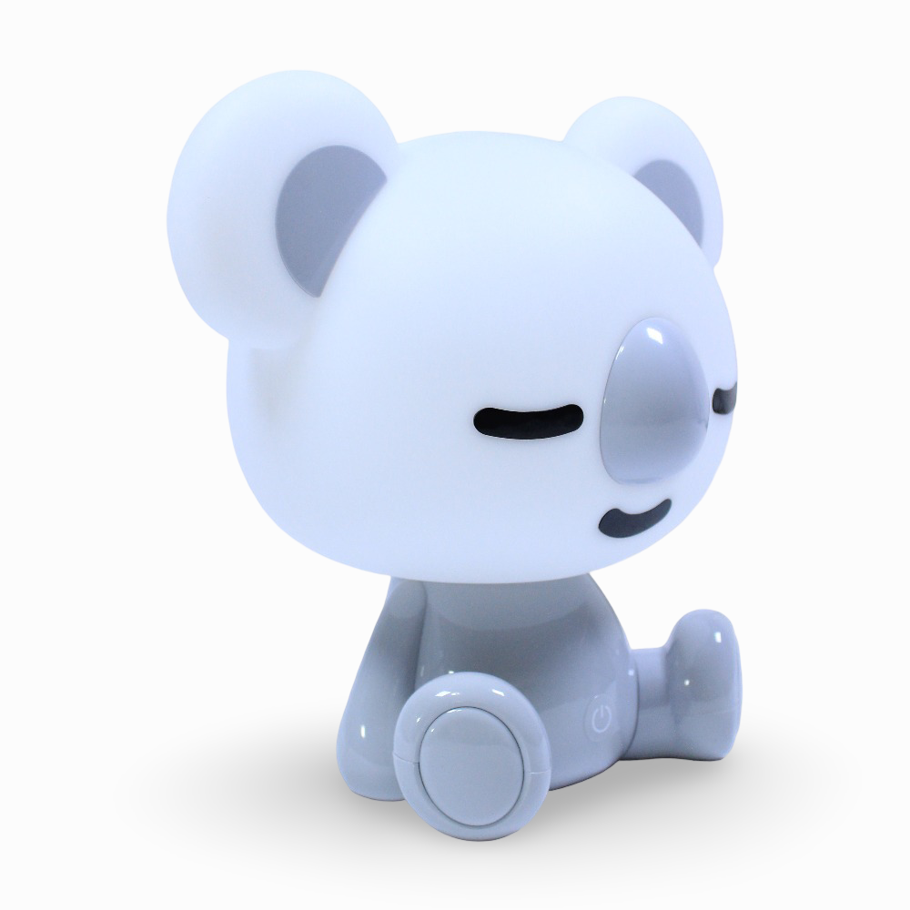 Mini Cartoon Table Lamp - Grey Koala Bear