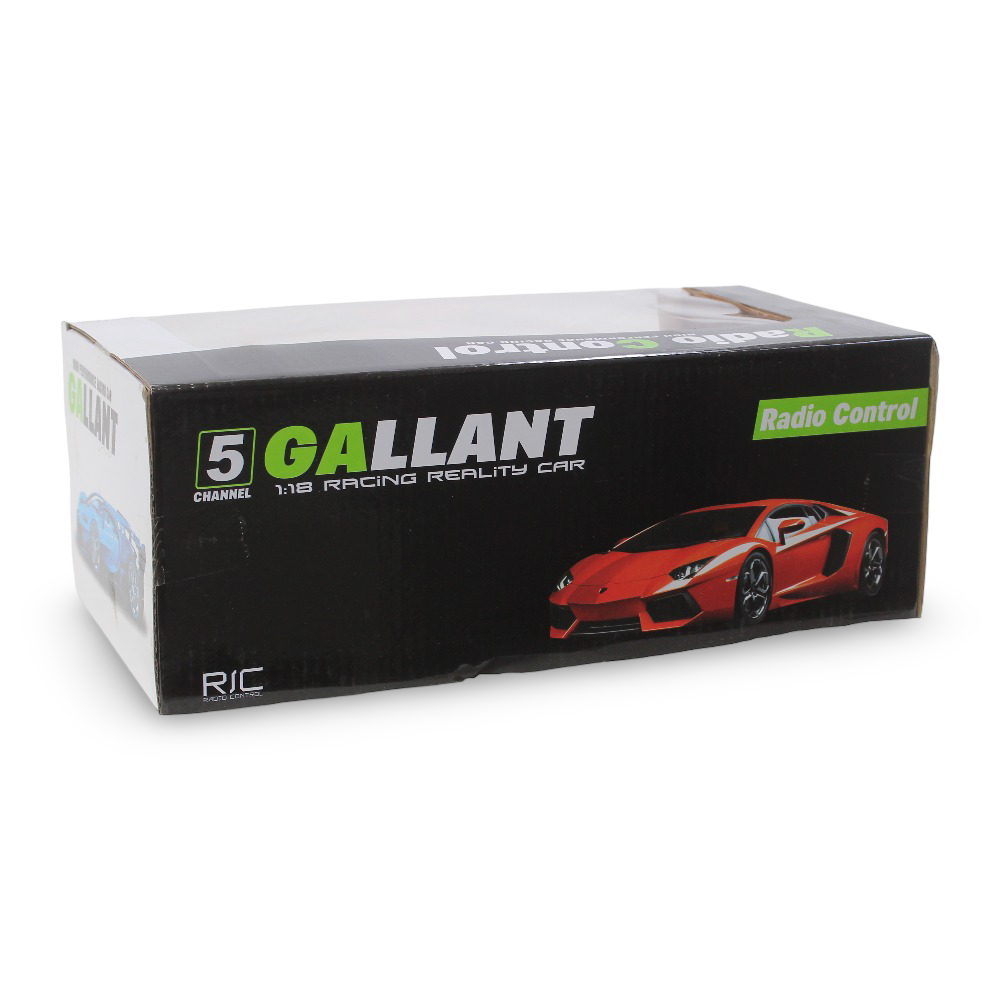 5 Gallant 1:18 Racing Reality Remote Control Car – Orange