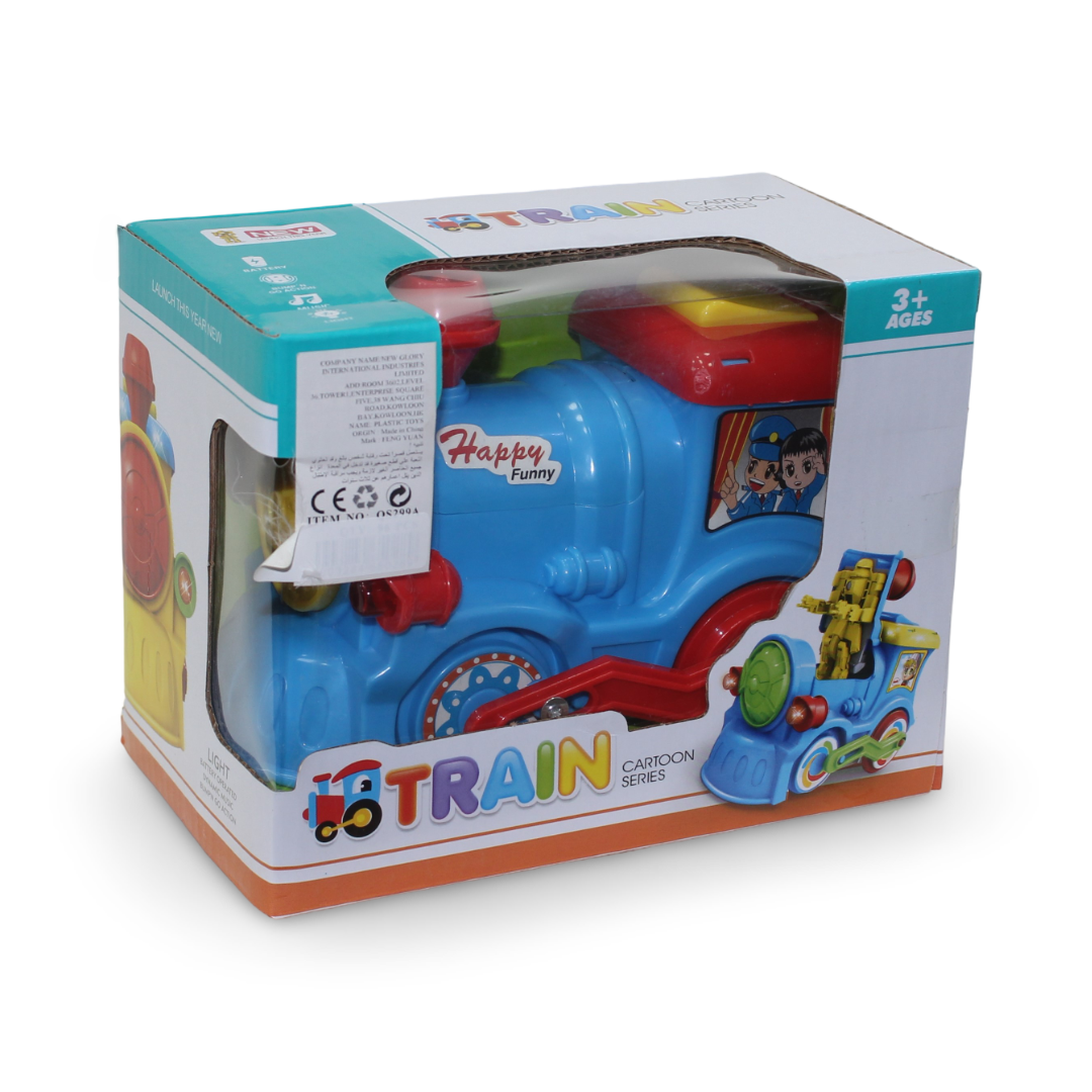 "Happy Funny" Train with (Lights & Sounds) – Blue