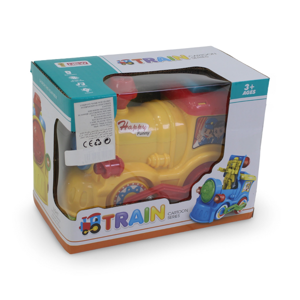 "Happy Funny" Train with (Lights & Sounds) – Yellow