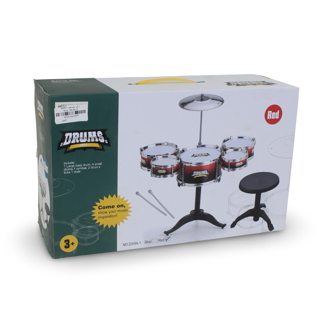 Kid's Jazz Drum Set – Red