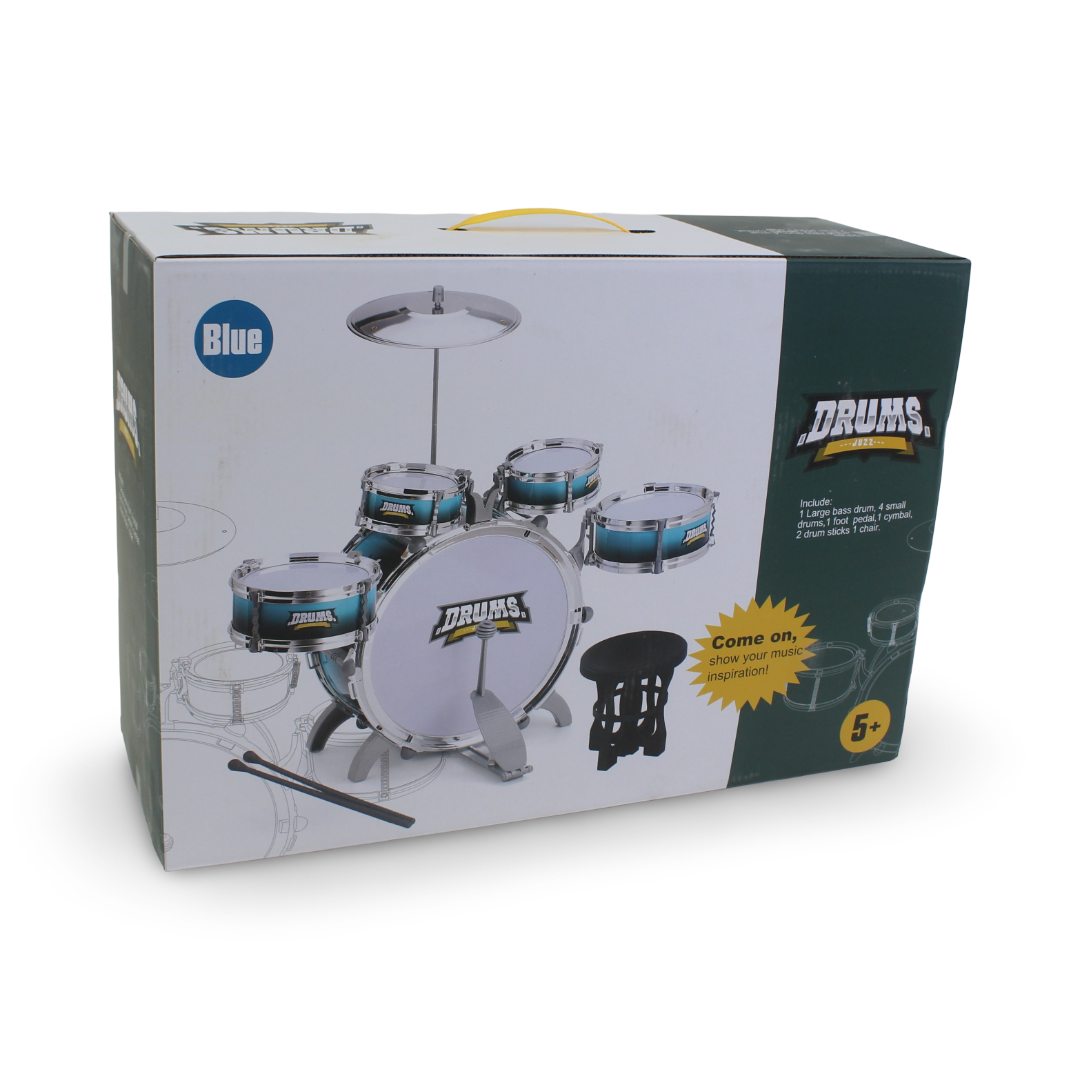 Kid's Jazz Drum Set – Blue