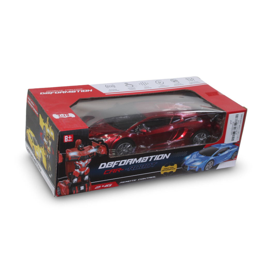 Transformer RC Robot Car – Red