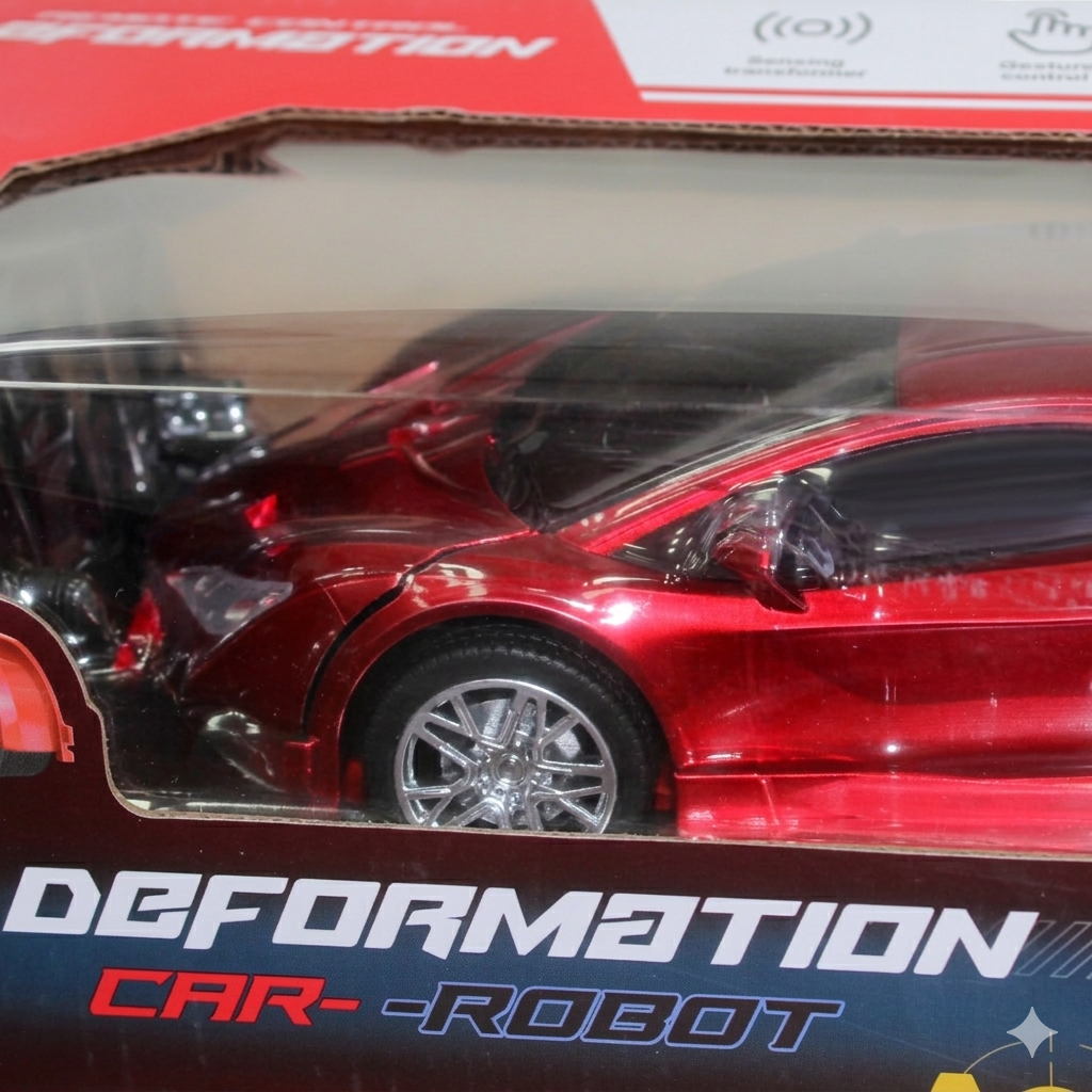 Transformer RC Robot Car – Red