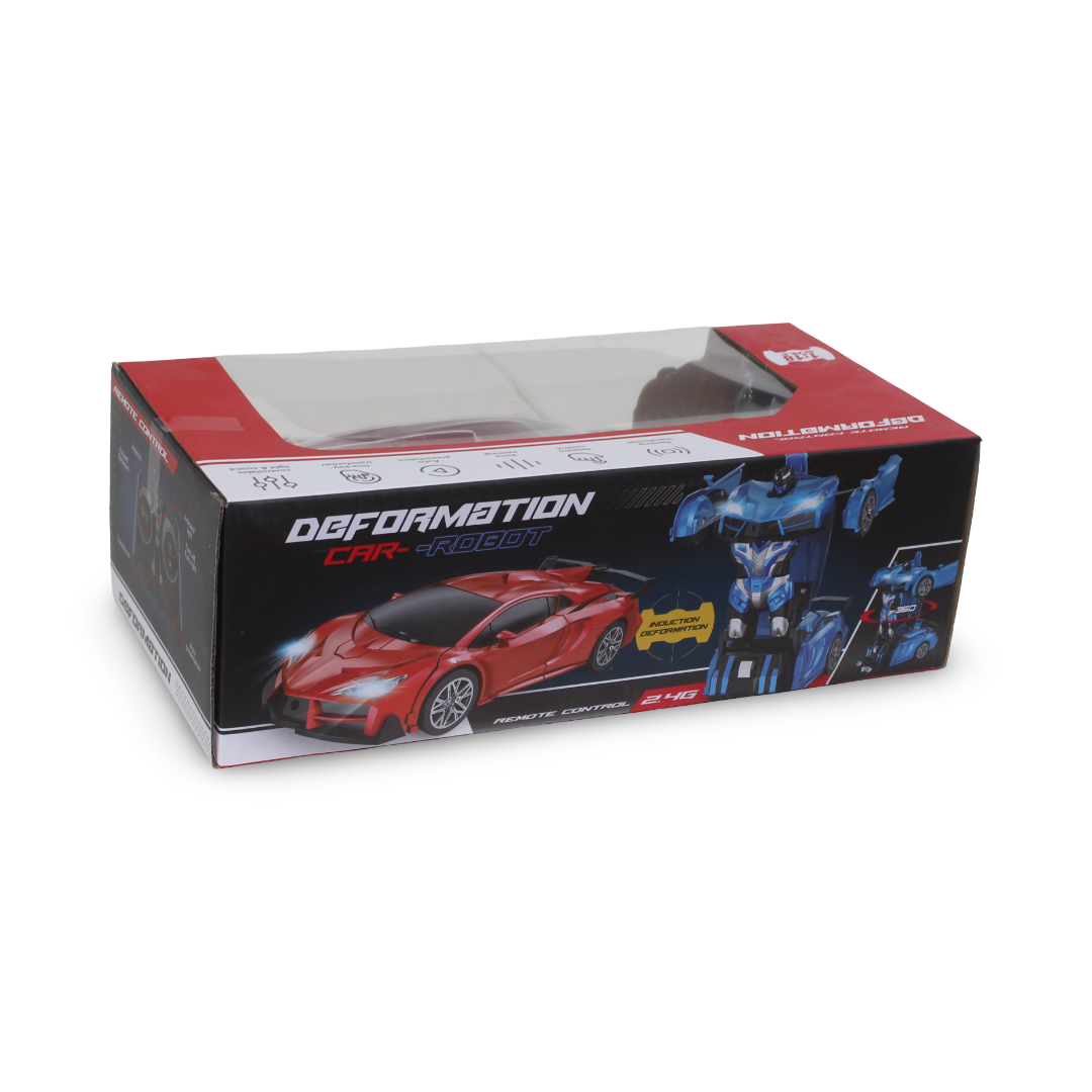 Transformer RC Robot Car – Red