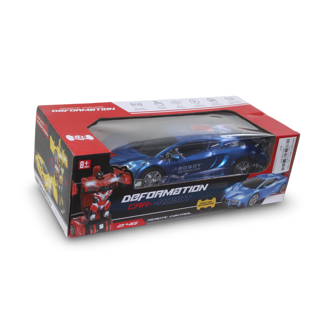 Transformer RC Robot Car – Blue