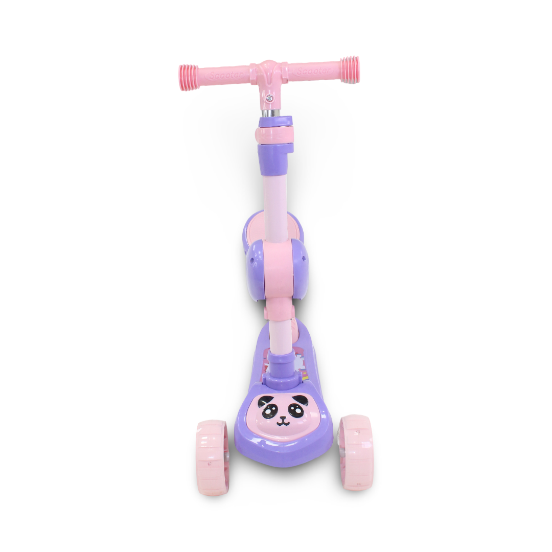 3A 3-wheel Scooter with Foldable Seat – Pink