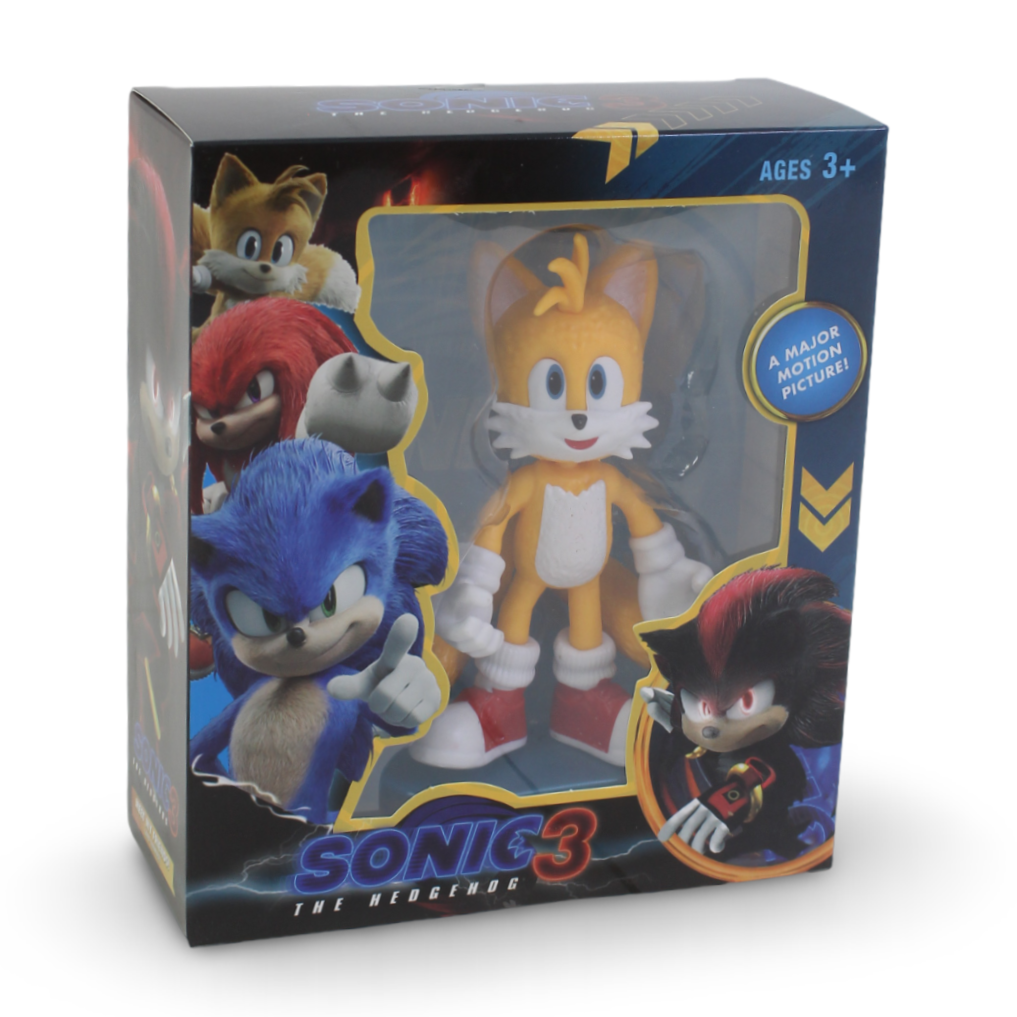 Sonic the Hedgehog Tails Action Figure – Yellow