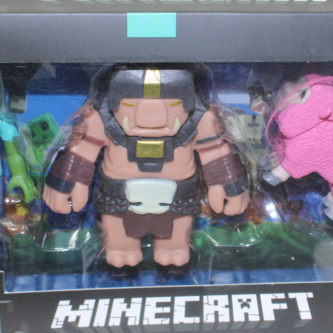 Minecraft Die-Cast Metalfigs 4-Pack Figures – Pink