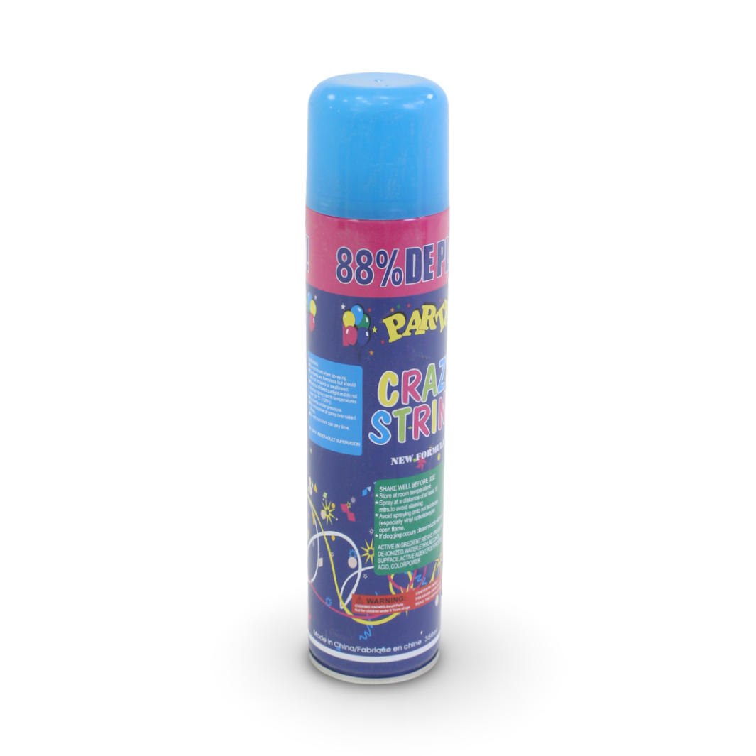 Party Crazy String Spray Can – Blue