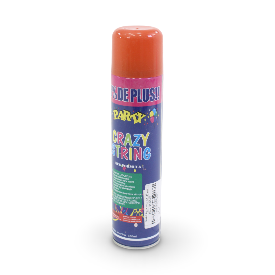 Party Crazy String Spray Can – Orange