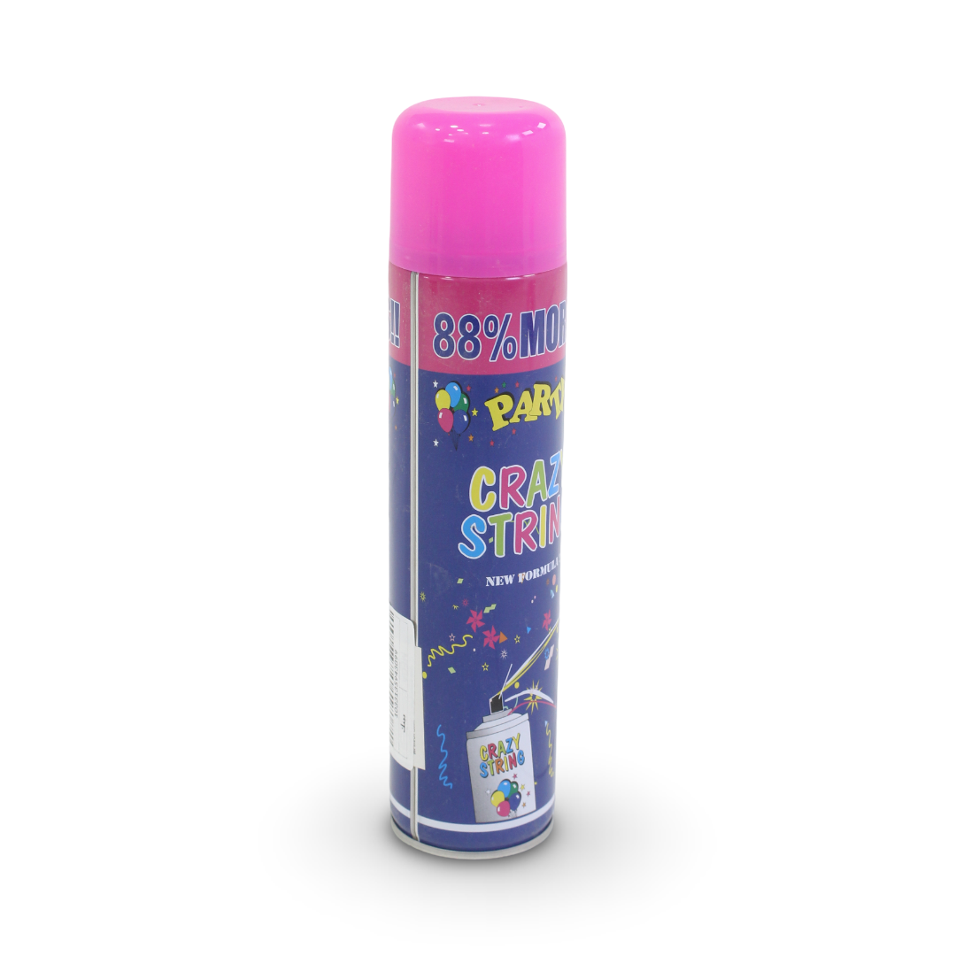 Party Crazy String Spray Can – Pink