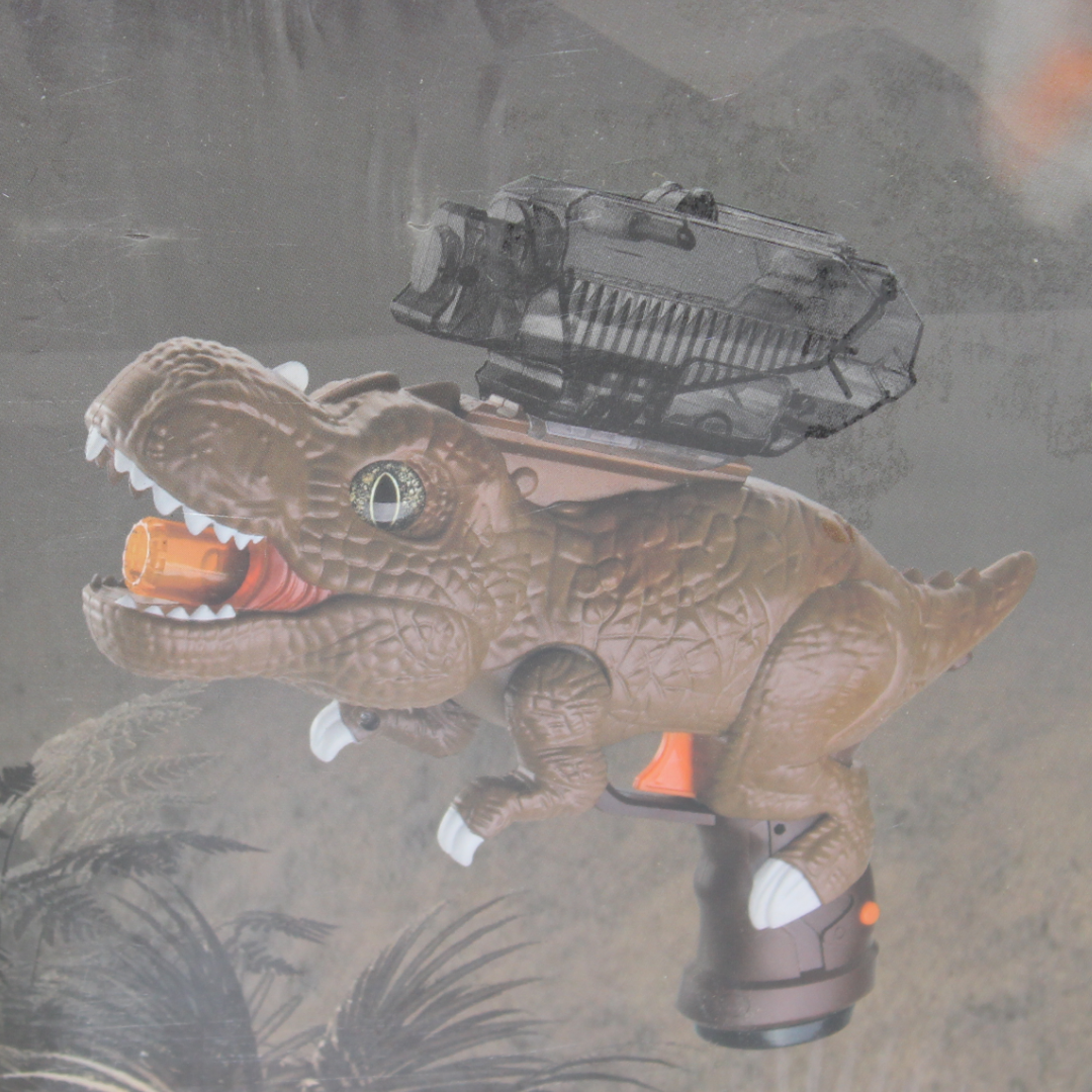 Shooting Elite 2-in-1 Toy Gun T-Rex – Brown