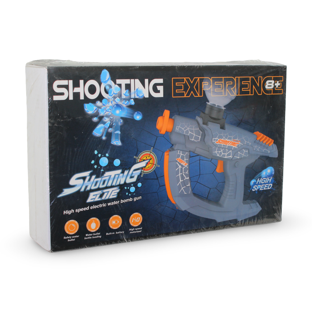 Shooting Elite Electric Water Bomb Gun – Blue & Orange