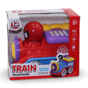 Spider-Man Train Telephone Musical Toy – Red