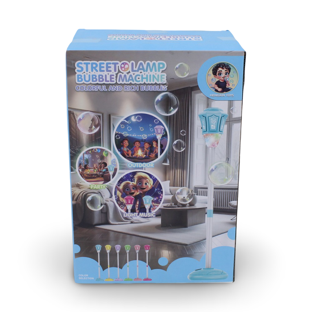 Street Lamp Bubble Machine – Aqua
