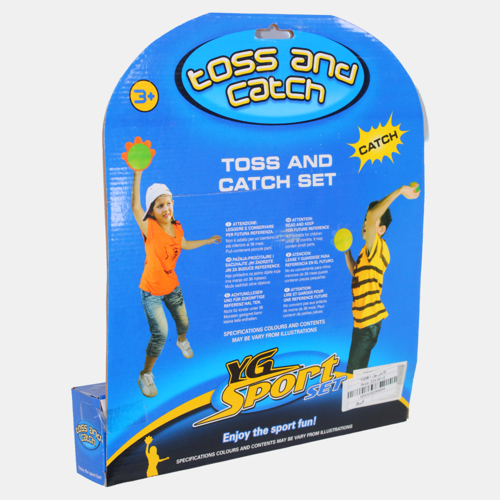 Toss and Catch Ball – Blue/Yellow
