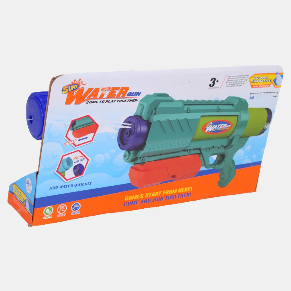 Medium Super Water Gun Launcher – Summer Outdoor Fun for Kids (Babyblue)