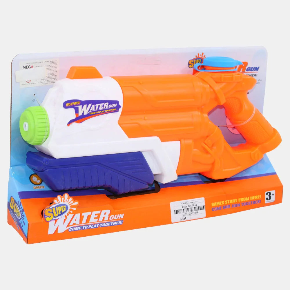 Super Water Blaster for Kids and Adults – Fast-Fill Water Gun (Orange)
