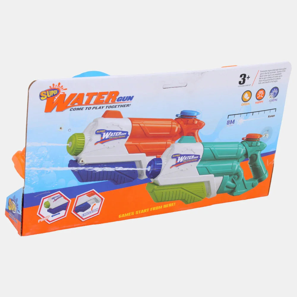 Super Water Blaster for Kids and Adults – Fast-Fill Water Gun (Orange)