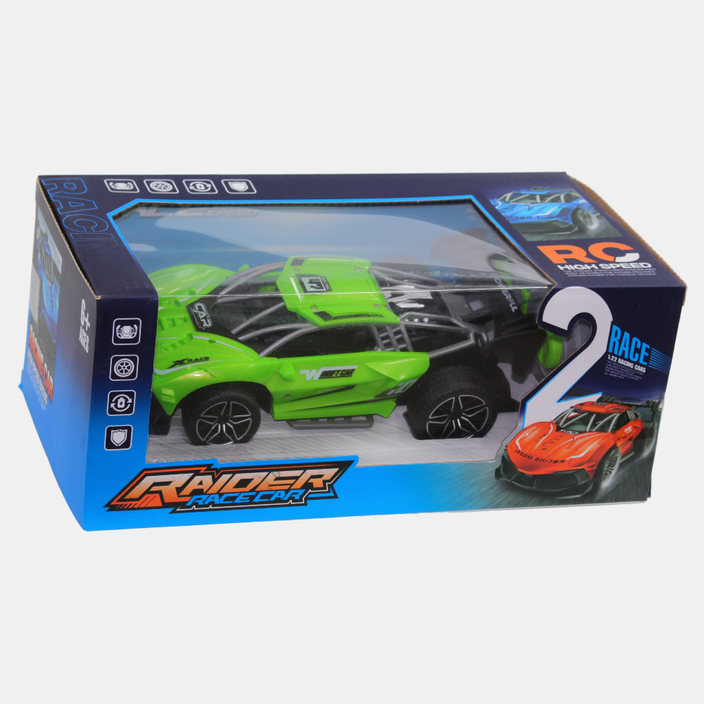 Remote Control Drift Car with Smoke Spray – Green
