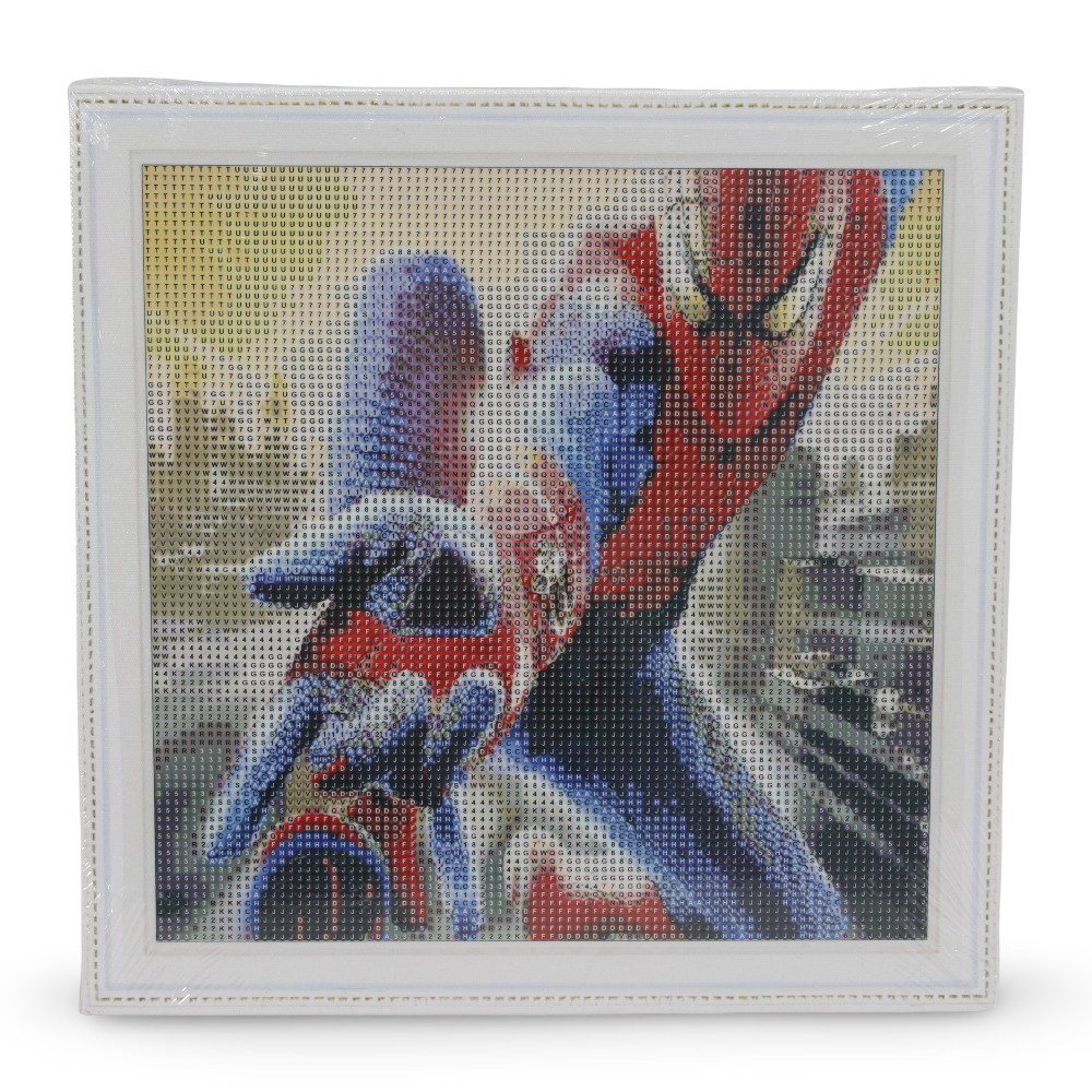 Diamond Painting Art Kit – Spider-Man Portrait 30×30 cm - Toys - OKO