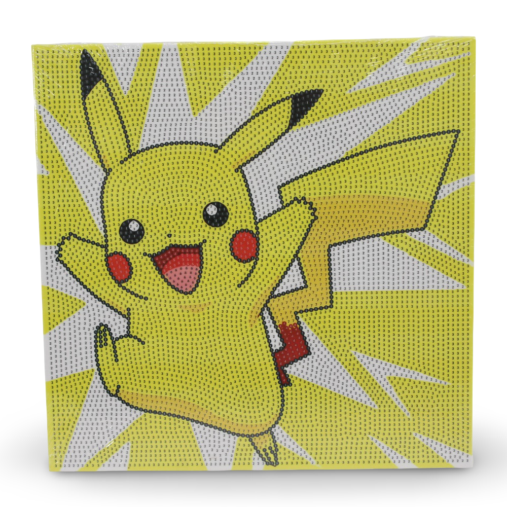 Diamond Painting Art Kit – Pikachu Portrait 30×30 cm