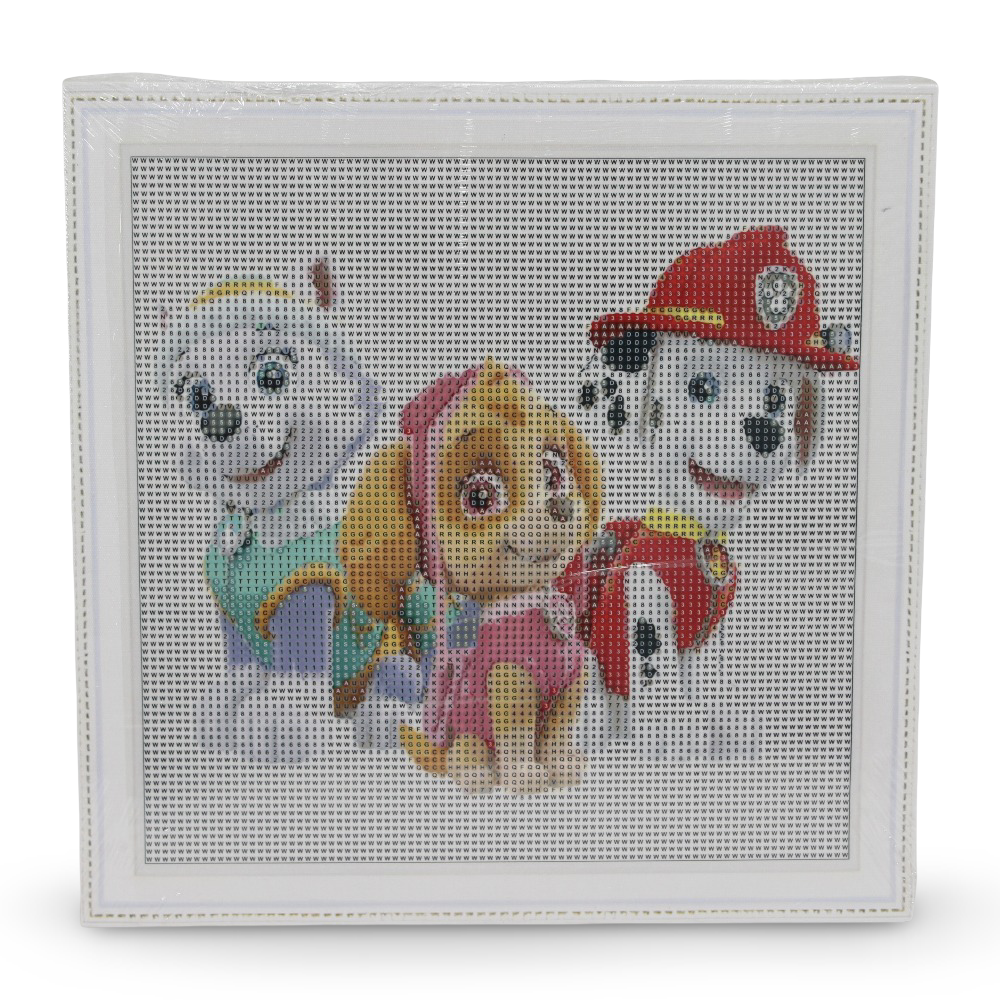 Diamond Painting Art Kit – Paw Patrol Portrait 30×30 cm
