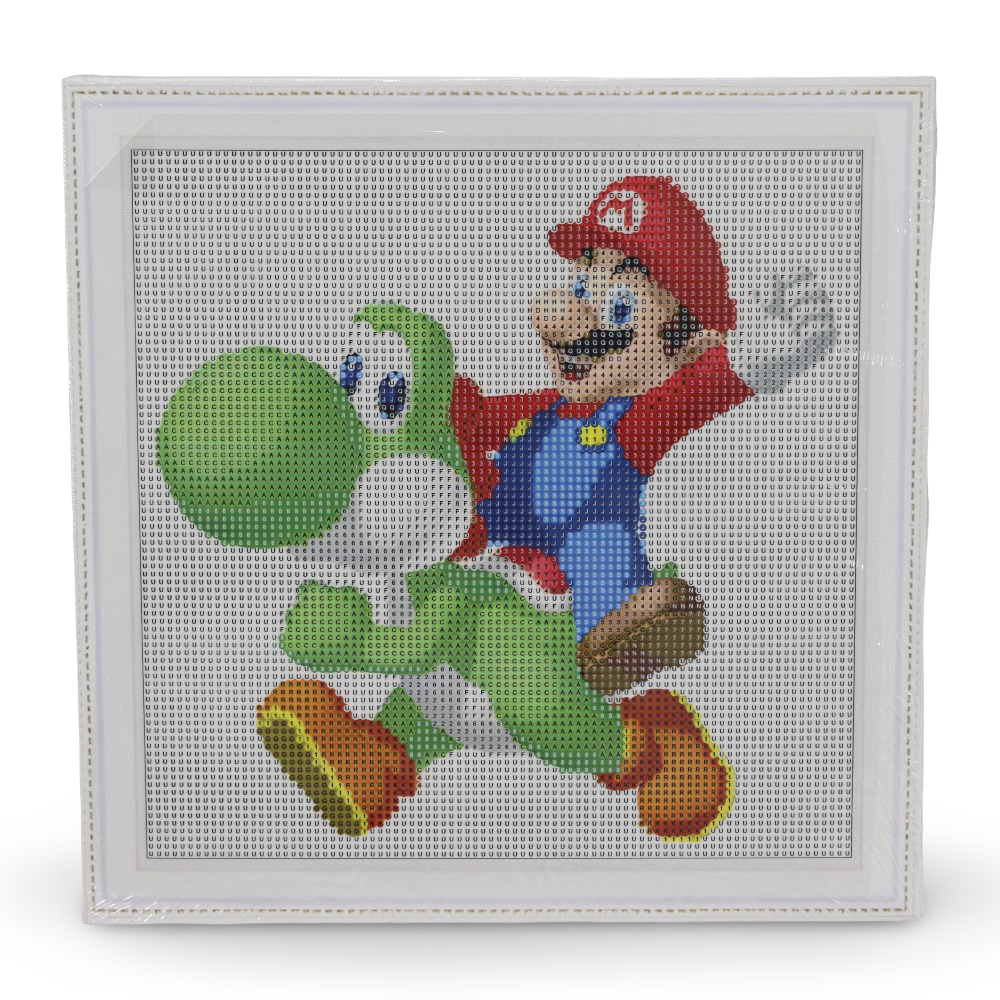 Diamond Painting Art Kit – Super Mario Portrait 30×30 cm