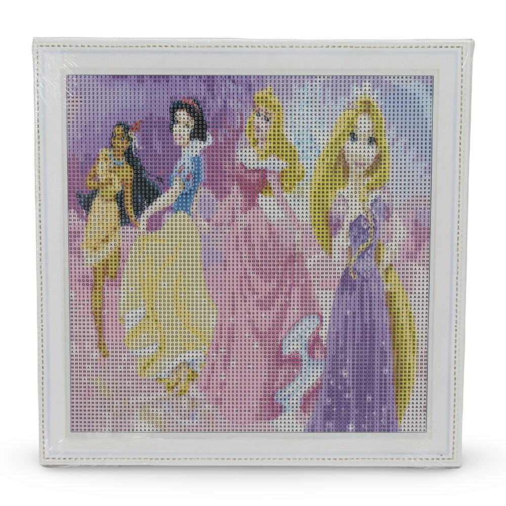 Diamond Painting Art Kit – Princess Characters Portrait 30×30 cm