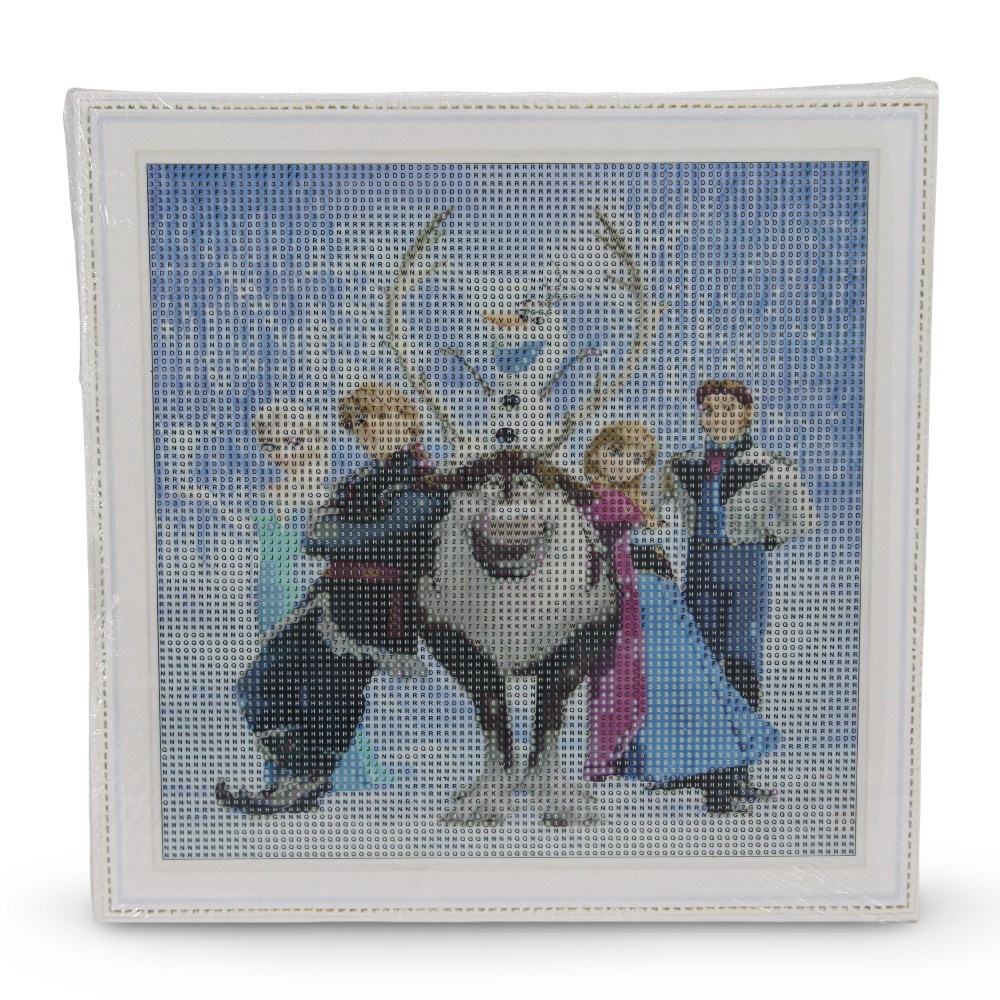 Diamond Painting Art Kit – Frozen Portrait 30×30 cm
