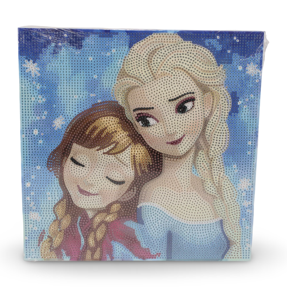 Diamond Painting Art Kit – Frozen Portrait 30×30 cm