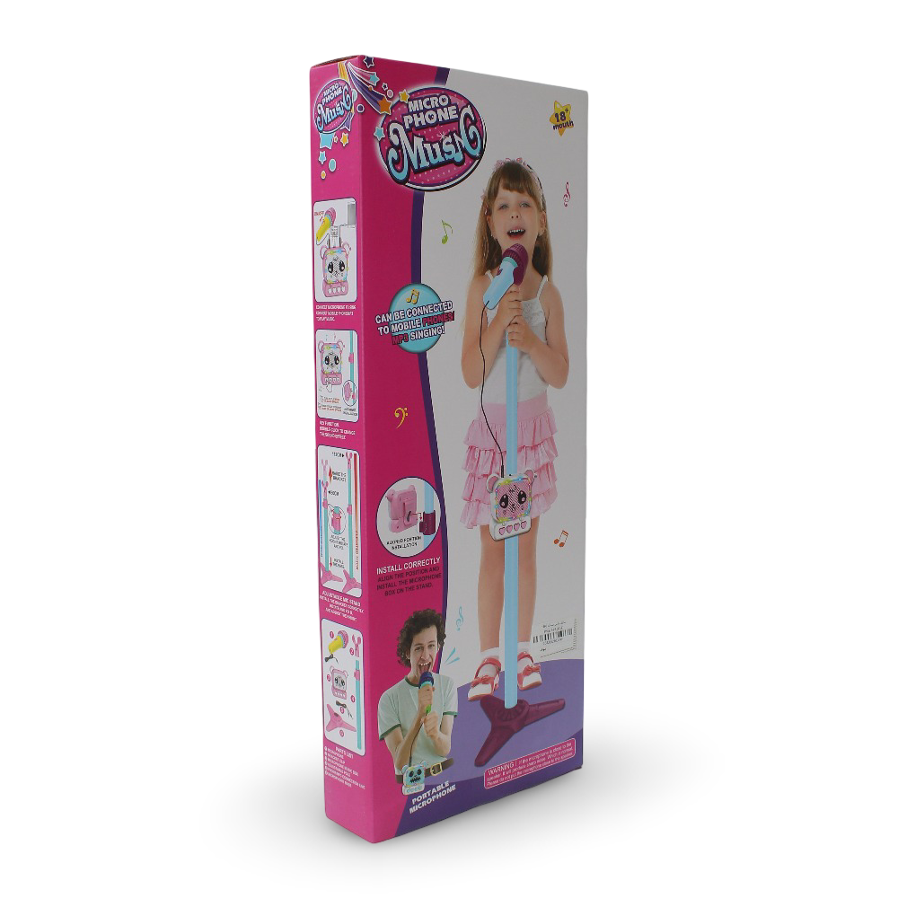 Microphone and Stand – Purple