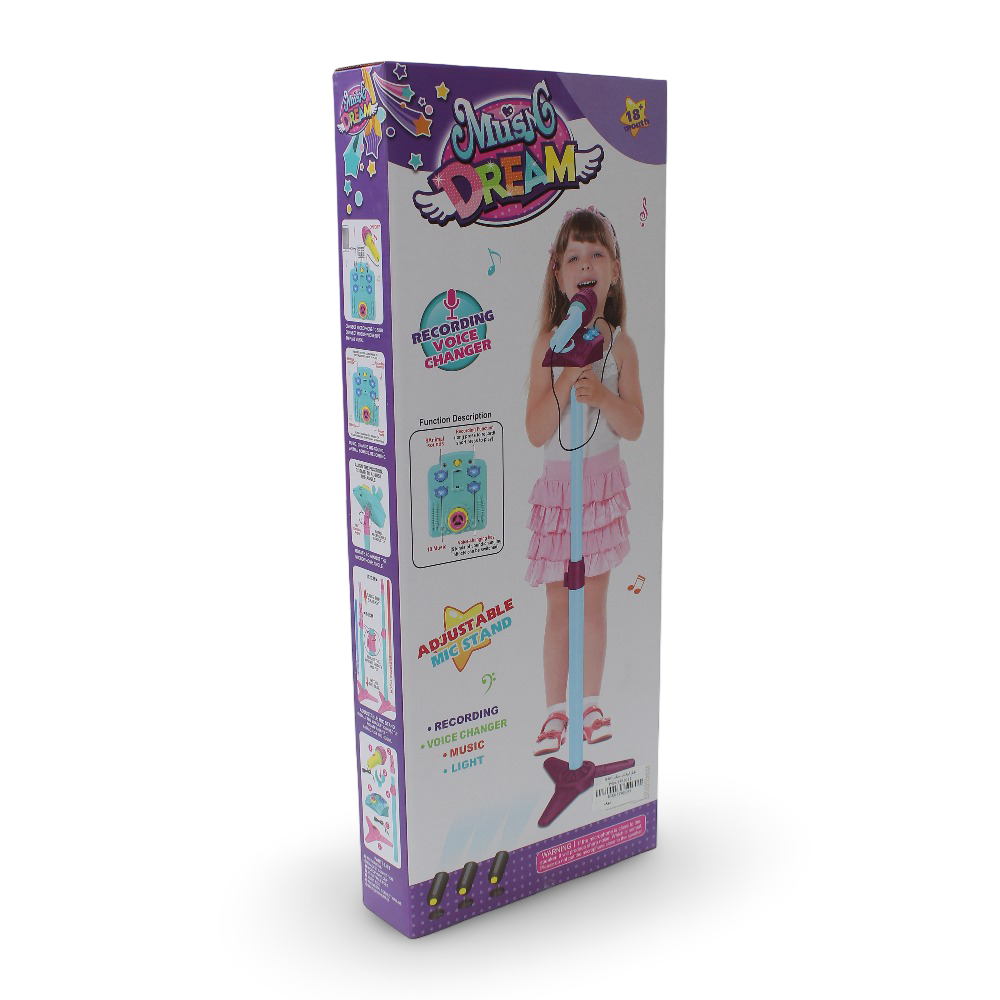 Microphone and Stand – Purple