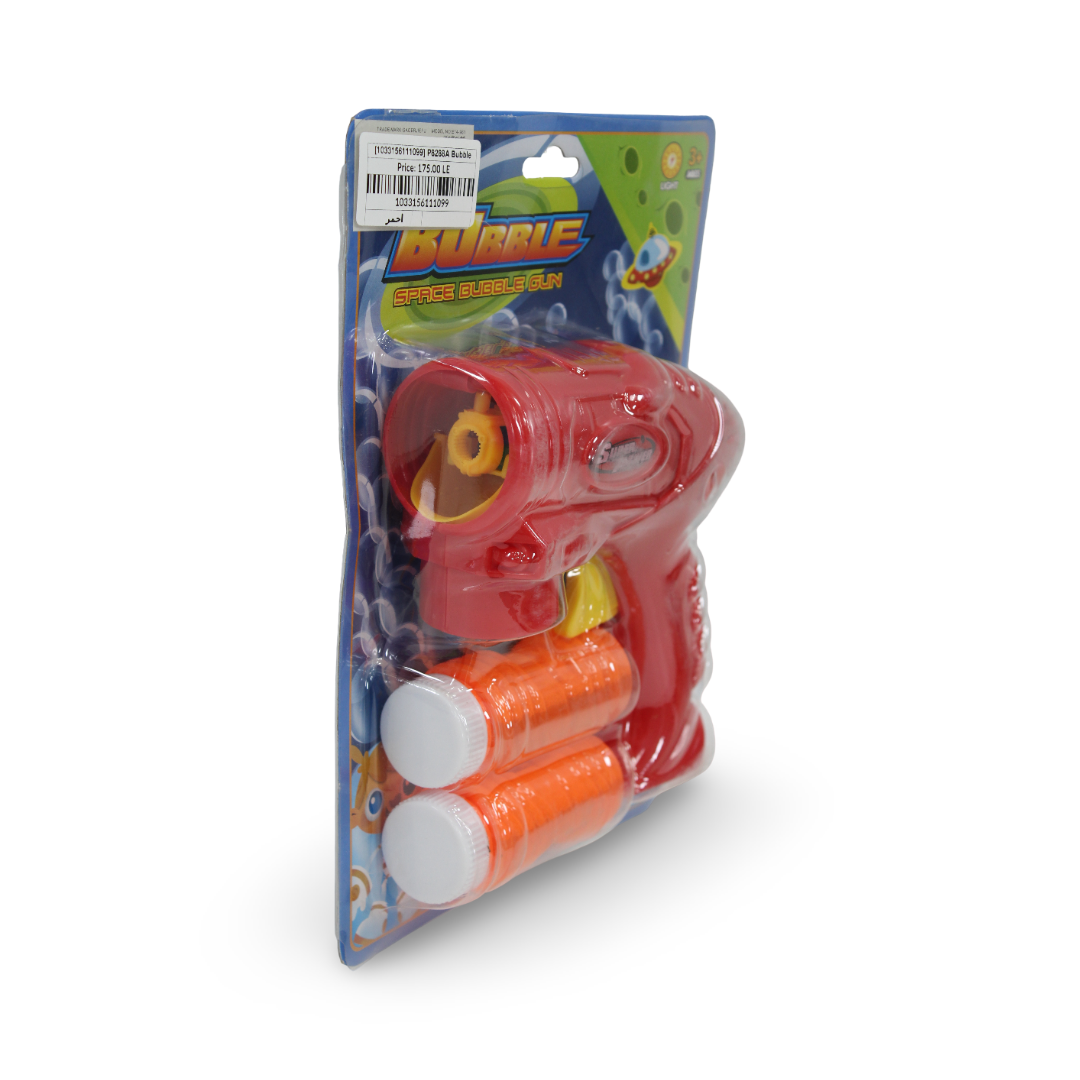 Bubble Space Gun Toy Set – Red