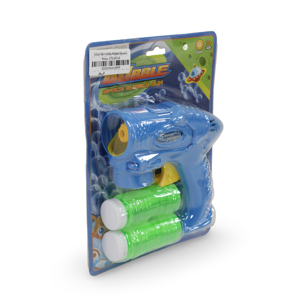 Bubble Space Gun Toy Set – Blue