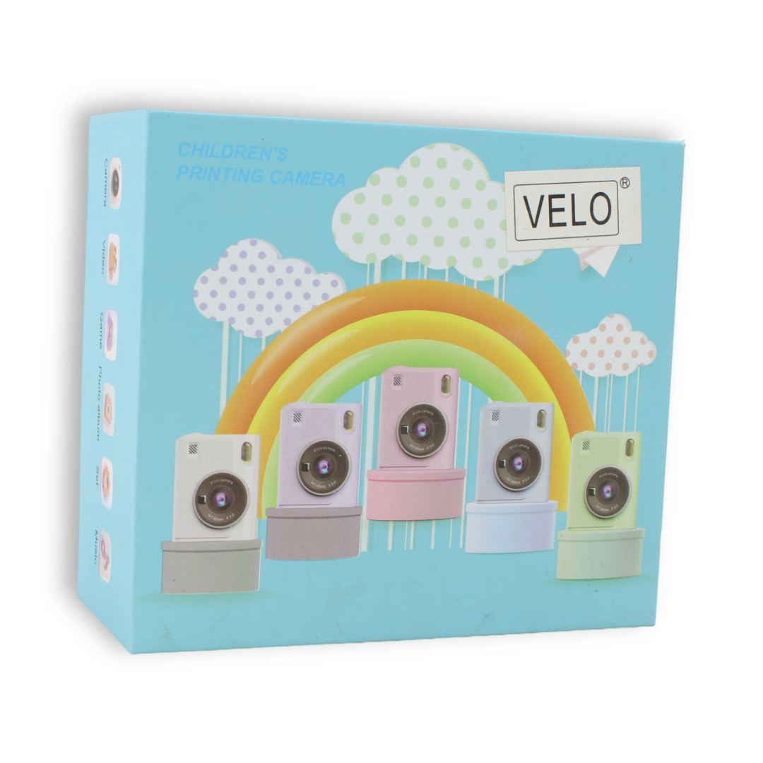 VELO Children's Printing Camera – Purple
