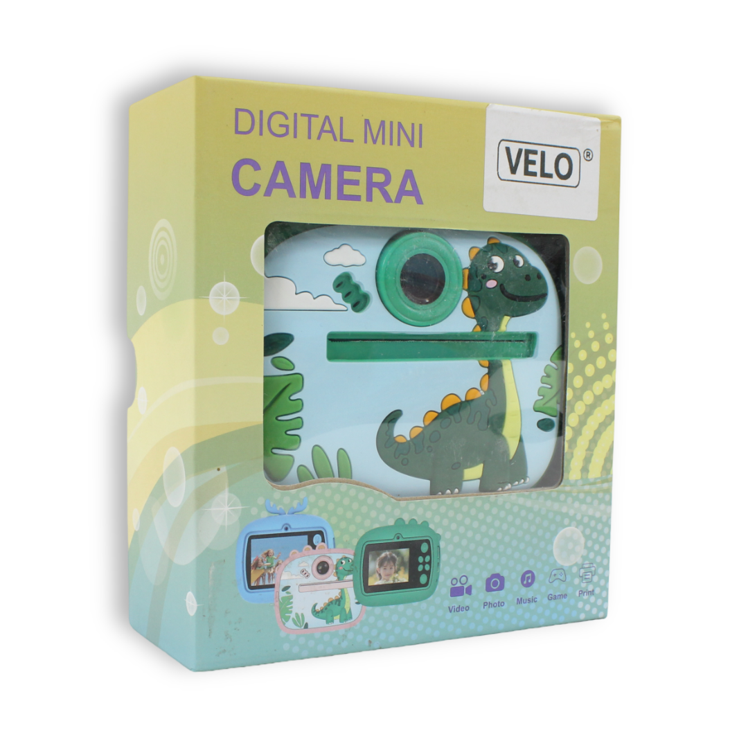 VELO Dino Digital Mini Camera for Kids – Green