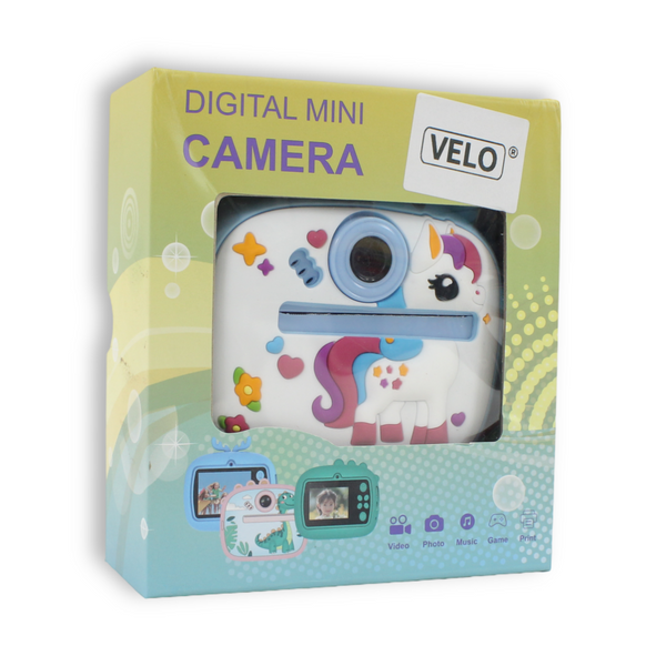 VELO Unicorn Digital Mini Camera – Baby Blue