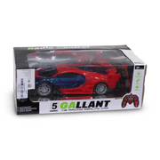 Plastic Racing Car Set – Remote Control & Lights (Red & Blue)