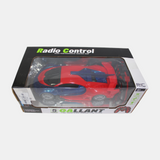 Plastic Racing Car Set – Remote Control & Lights (Red & Blue)