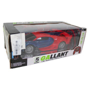 Plastic Racing Car Set – Remote Control & Lights (Red & Blue)