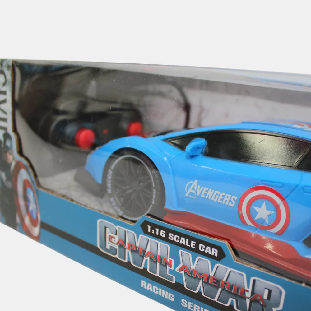 Captain America Lamborghini Rechargeable Remote Control Car (1:16 Scale)
