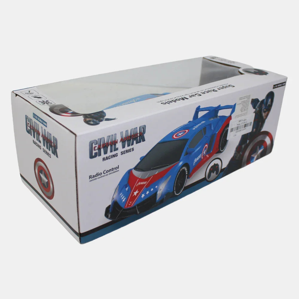 Captain America Lamborghini Rechargeable Remote Control Car (1:16 Scale)